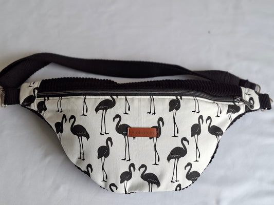 Bauchtasche M - Flamingo