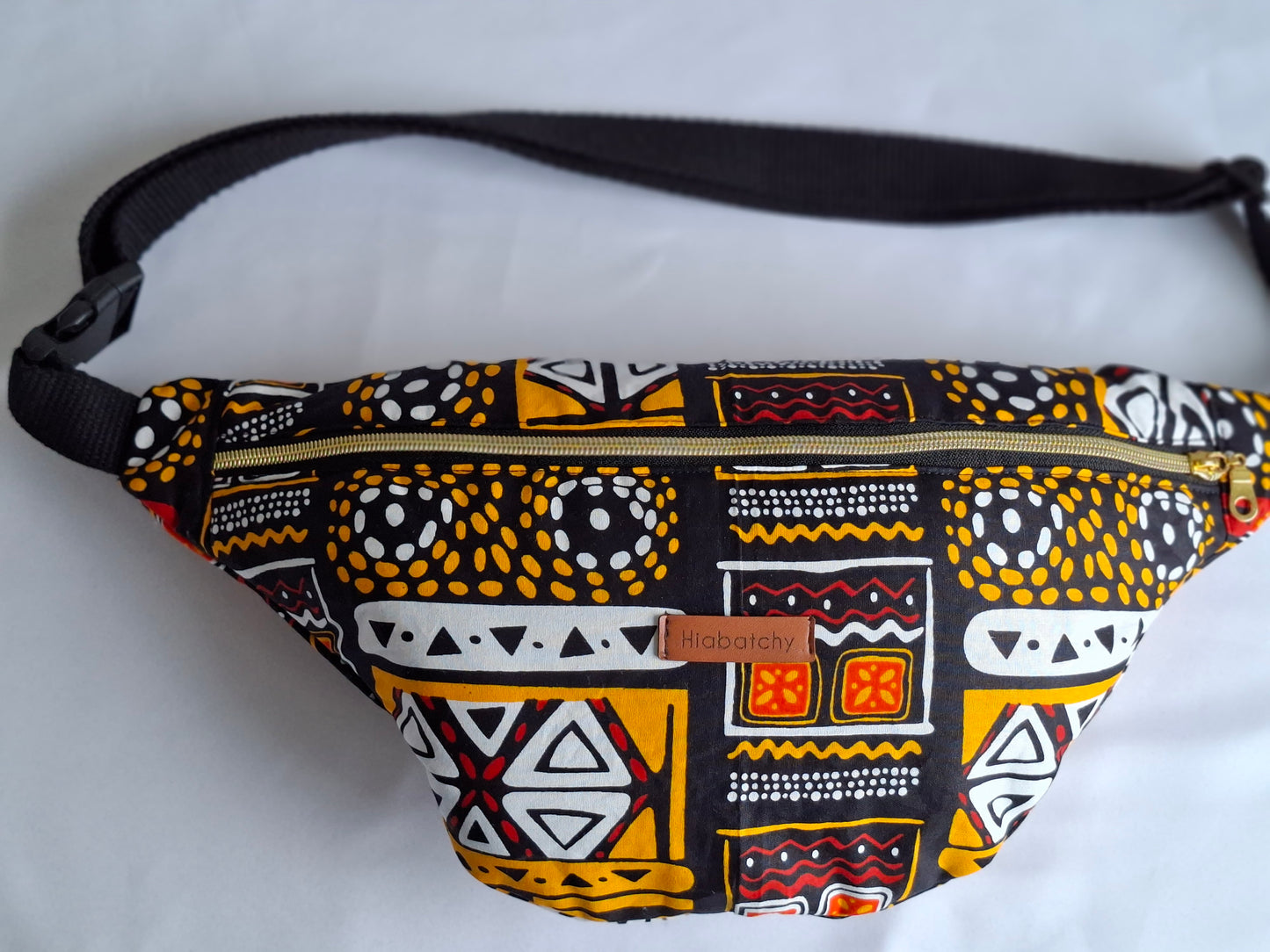 Bauchtasche Gelb schwarz