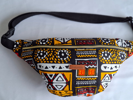 Bauchtasche Gelb schwarz