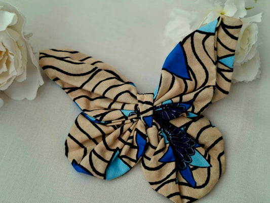Haarspange Butterfly „Blue Ocean “