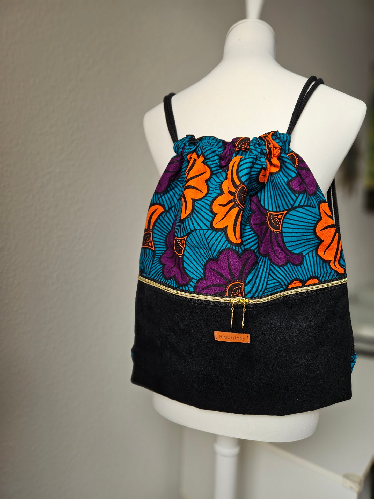 Turnbeutel  Hochzeitsblume lila