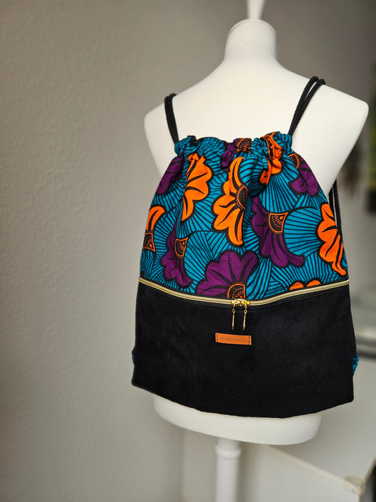 Turnbeutel  Hochzeitsblume lila