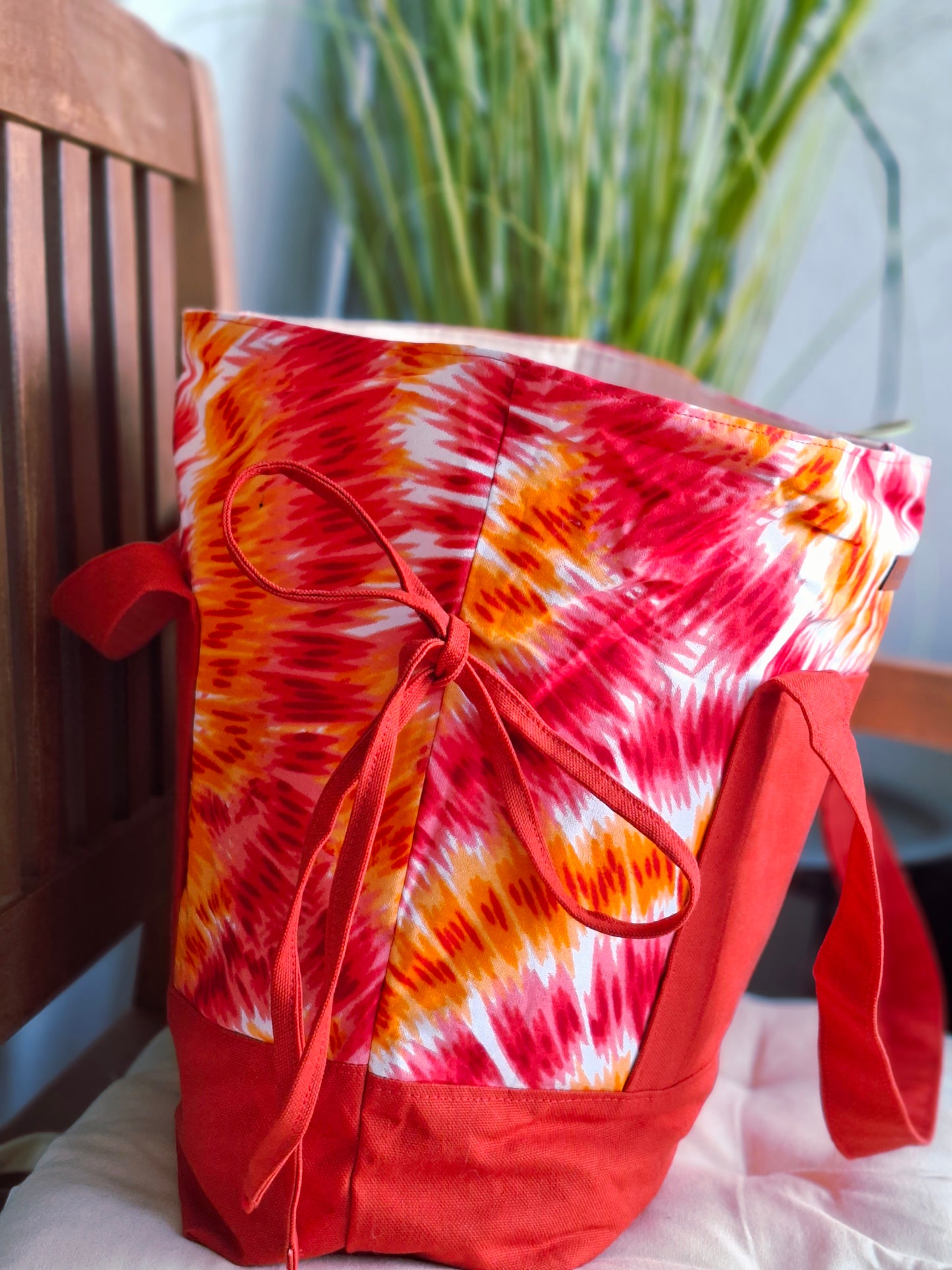 Orange Tie Dye Handtasche